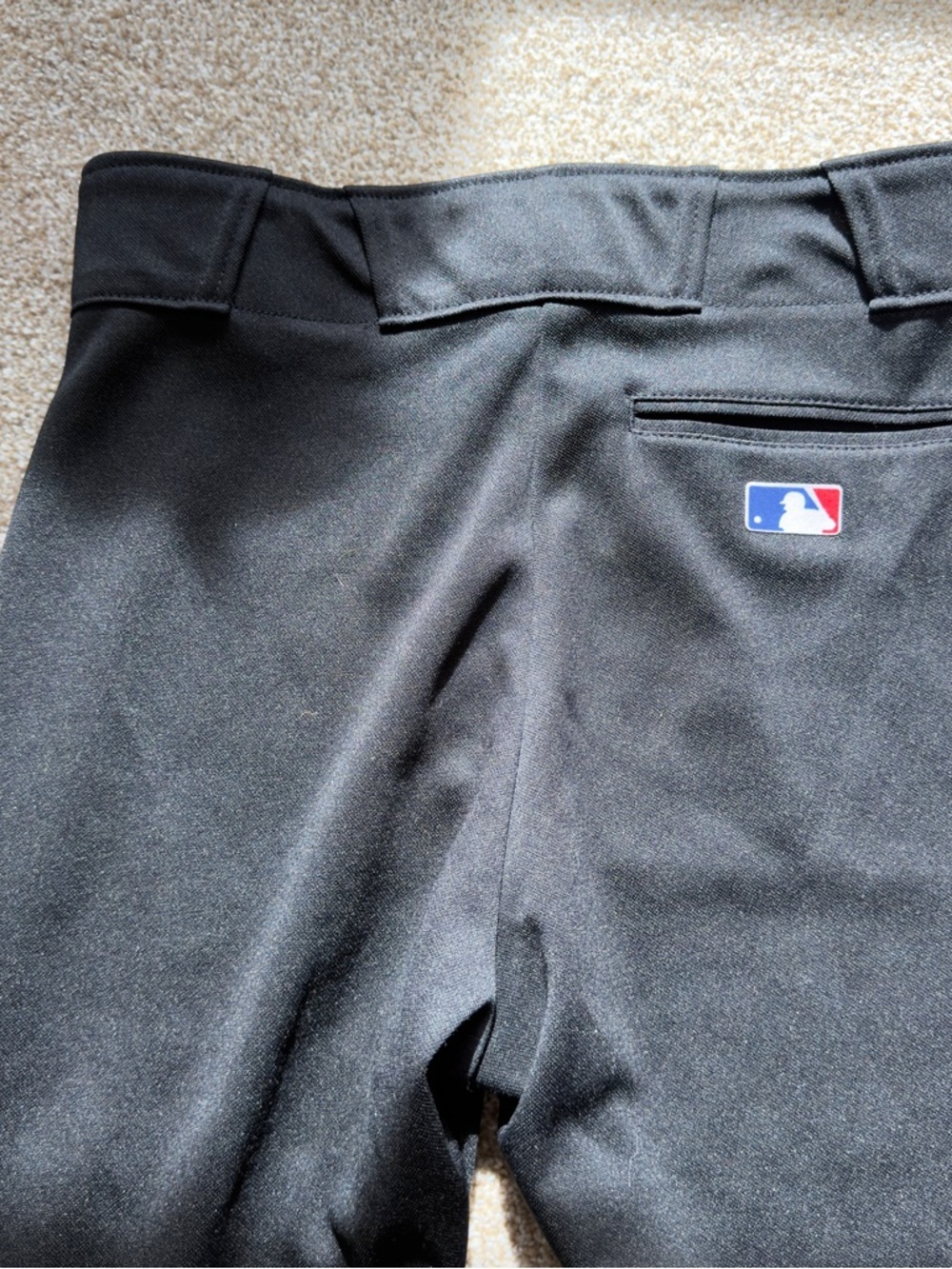 MLB Youth XL Black Baseball Pants Uniform Athletic Sports Practice - Picture 3 of 9